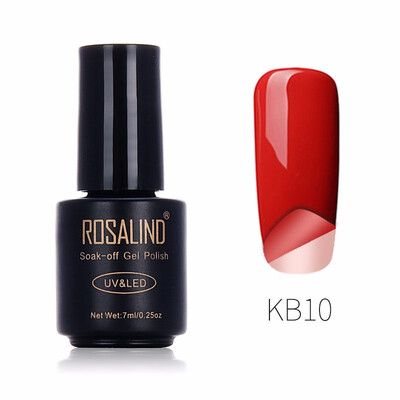 

ROSALIND Gel 1S 7ml Nail Art Peel Off UV LED Manicure Peelable Gel Nail Polish UV LED Glitter Semi Permanent Gel Lacquer