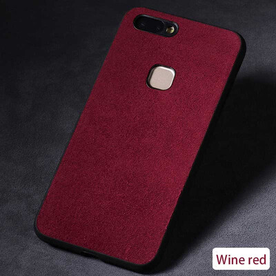 

Genuine Leather Phone Case For Vivo X20 Plus Suede leather Back Cover For X9 X9s Plus Cases