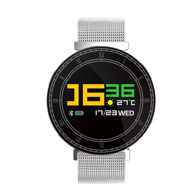 

Smart watch Steel strap IP67 waterproof Color Screen with Blood Pressure Oxygen monitor Heart Rate smart bracelet For Android