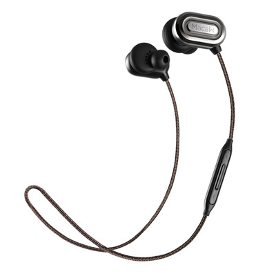 

Macaw T1000 Wireless Sports Stereo Bluetooth Headset Inline Headset Bluetooth Headset Music Headset Bluetooth 41 Universal Cool Iron Gray