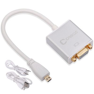 

Cabos Micro/Mini HDMI to VGA Adapter with/without Power