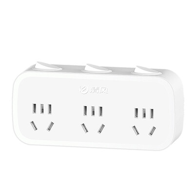 

Breeze kyfen new national standard one turn three socket conversion plug power converter sub-control child protection door QF-907K wireless expansion
