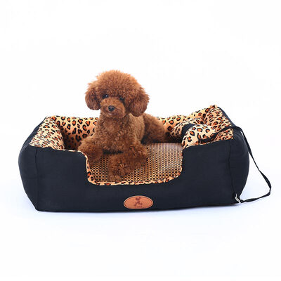 

Китайский юань домашнее животное с (HOOPET) Leopard осенью и зимой небольшой собаки питомника кошачьих туалетов домашних животных гнездо моющийся Тедди VIP Alaska Аксессуары для собак 60CM