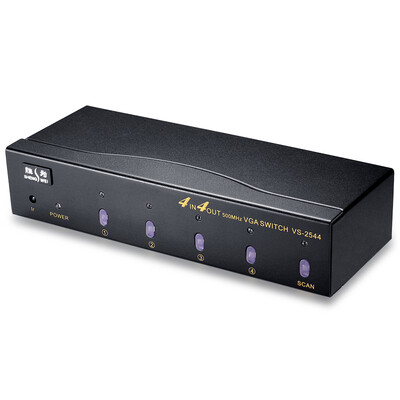 

(Shengwei) VS-2522 VGA binary switch with remote control 2 into 2 out of the video distributor sharing device HD display sharing device
