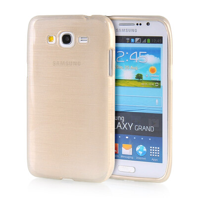 

MOONCASE Soft Flexible Silicone Gel TPU Skin Shell Back ЧЕХОЛ ДЛЯ Samsung Galaxy Grand Prime G530 Gold