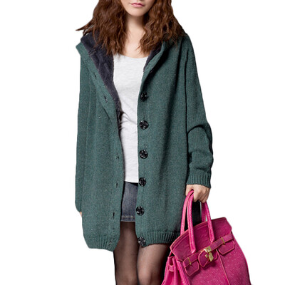 

CT&HF Женщины Кардиган Зимний подавить свободные свитера пальто