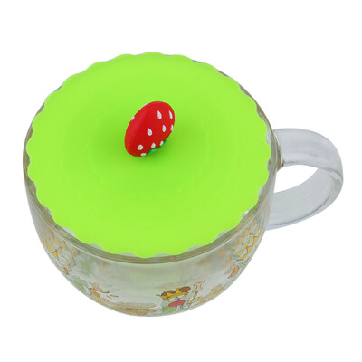 

Silicone Cute Anti-dust Glass Cup Cover Coffee Mug Suction Seal Lid Cap