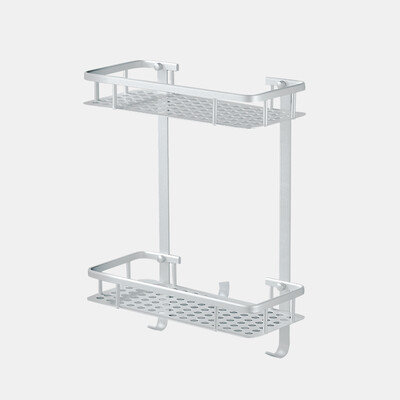 

QUATREFOIL space aluminum square bathroom rack free punching supplies storage rack