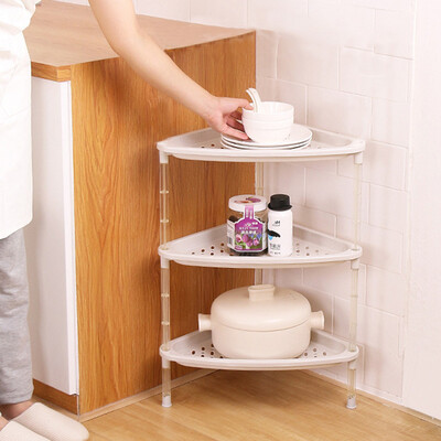 

Bathroom shelf floor bathroom shelf triangle rack large three-tier