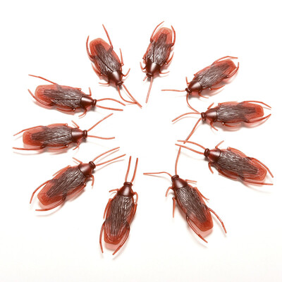 

10 pcs Prank Funny Trick Joke Special Lifelike Model Fake Cockroach Roach Toy