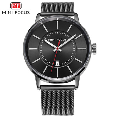 

MINI FOCUS Business Stainless Steel Strap Men Watch MF0034G