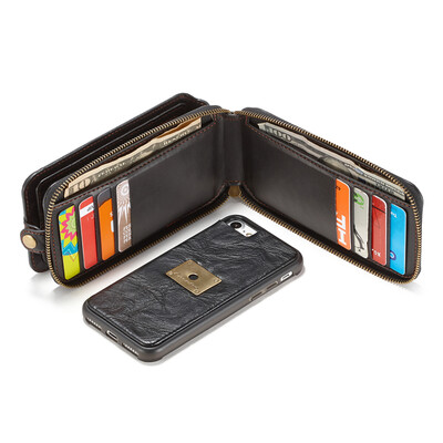 

Iphone 66S6 Plus6S Plus Luxury Leather Commerce Multi-function Fashion Handbag Wallet Card Clip Cover Phone case
