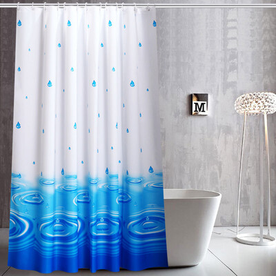 

Yuhuaze shower curtain shower curtain rod set free punching retractable stainless steel shower curtain rod 110200cm with shower curtain 180180cm