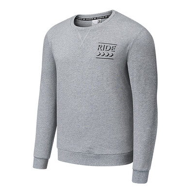 

Qiaodan Mens Long Sleeve Sports Top Pullover Round Neck Knit Sweatshirt