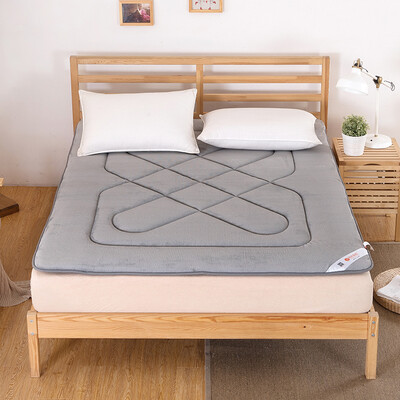 

Yu Guang Home Textiles Double Extra Bold Bed Матрасы Матрасы Flannel Bed Pad Tatami Матрас серый 180 * 200 см