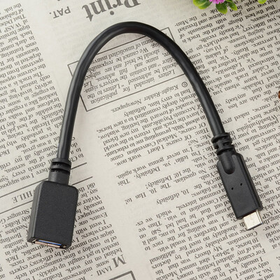 

Durable USB 31 AF Female to USB Type-C Male Extended Cable - Black