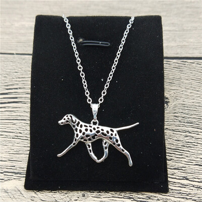 

New Dalmatian Necklace Trendy Style Dalmatian Pendant Necklace Women Fashion Pet Jewellery Animal Dog Jewellery