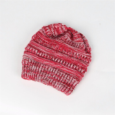 

Winter Knitted Wool Cap Women&Men Casual Hip-Hop Skullies&Beanie Warm Hat