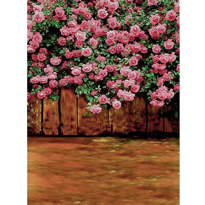 

Pink Blossom Photo Backdrop 57FT Vinyl Fabric Cloth Digital Printing Photo Background s-657
