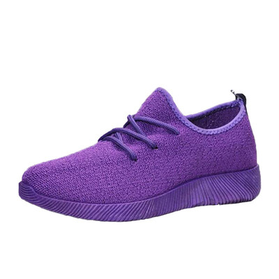 

Women Sneakers Light Weight 2018 41 Woman Casual Shoes Slip On Lazy Shoes Comfortable Candy Color Breathable Net Shoes