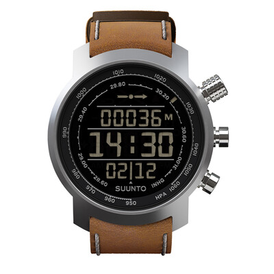 

Песня Tuo (SUUNTO) смотреть высокого класса бизнес на открытом воздухе спортивные альпинистские элементы часов Shanxiong кожа коричневые мужские часы SS018733000