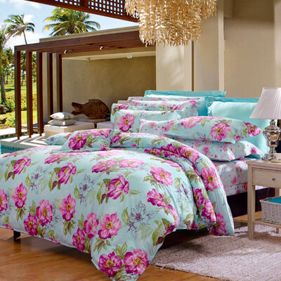 

FUANNA print cotton bed set/bed kit (duvet cover/bedsheet/pillowcase