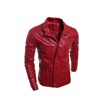 

Zogaa New Men' Jacket Fashion Stand Collar Waist