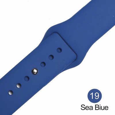 

Soft Silicone Replacement Sport Band For Apple Watch Series 123 42mm 38mm Wrist Bracelet Strap for iWatch Sportsbands