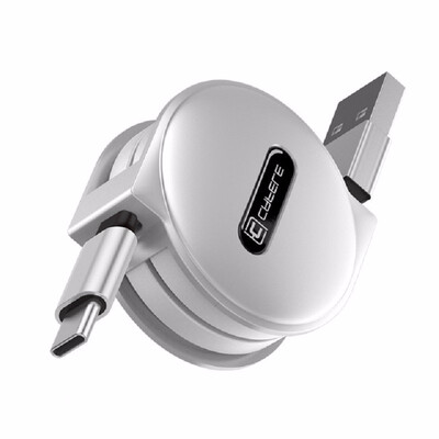 

Cafele USB Type C for Xiaomi A1 Retractable Type C Cable Charging Data Transmission Sync USB Type-C Cable for Samsung S8 100cm