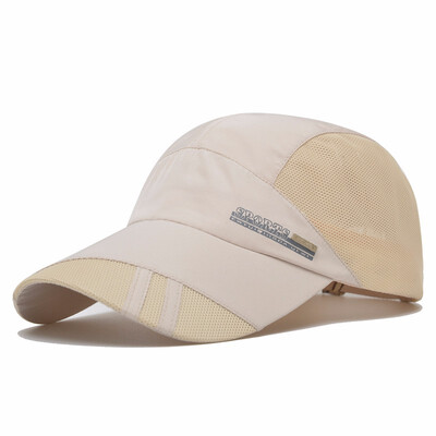 

Hat summer men&women Korean version of the outdoor sports quick-drying cap sunscreen baseball cap net cap summer sun hat