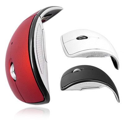 

Folding 2.4G 3 Buttons 1000 DPI Bluetooth Wireless Touch Optical Mouse red