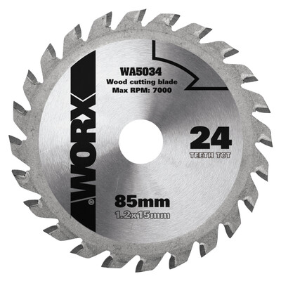 

WACKER WORX WA5034 85mm electric saw blade TCT cut wood circular saw blade