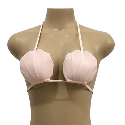 

2018 Fashion Shell Shape Sexy Womens Bra Strappy Bathing Bandage Bikini Top Bikini Swimwear