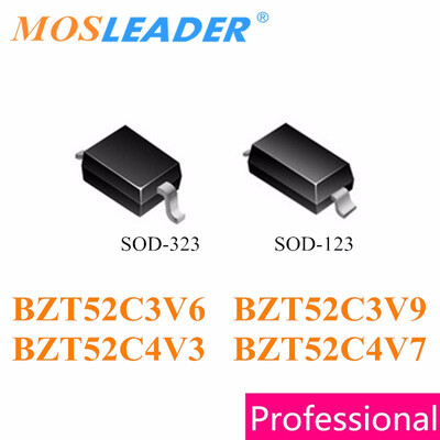

Mosleader 3000PCS SOD323 SOD123 3V6 3V9 4V3 4V7 36V 39V 43V 47V BZT52C3V6 BZT52C3V9 BZT52C4V3 BZT52C4V7 0805 1206 Diode