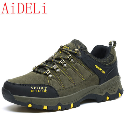 

AiDELi Outdoor non-slip wear hiking shoes mens casual shoes