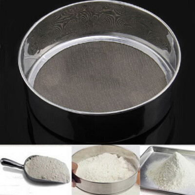 

Stainless Steel Mesh Flour Sifting Sifter Sieve Strainer Cake Baking Kitchen