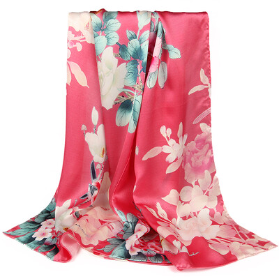

Шанхайская история (ИСТОРИЯ ШАНХАЙ) Tianzi National Color Silk Scarf Women Silk Shawl Scarf