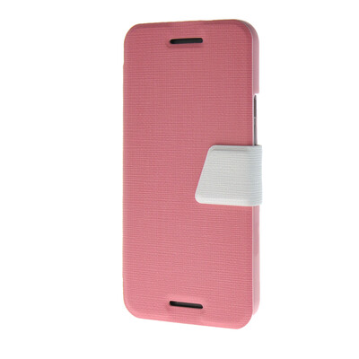 

MOONCASE Ultra Slim Leather Side Flip Wallet Stand Pouch ЧЕХОЛ ДЛЯ HTC One M9 Pink