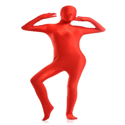 

24 HRS Shipped Out Zentai Costumes Shiny Green Halloween Party Breathable Bodysuit Mummy Performance Fancy Dress