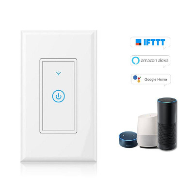 

WIFI Light Switch Smart Wall Touch Switch Remote Control Lights&Appliances with Timing Function Support for AndroidIOS Phone