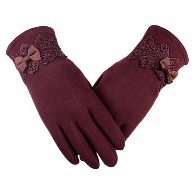 

Womens winter warm gloves high quality plus cotton furry lining 2018 new hot sale discount outdoor cycling protection hand
