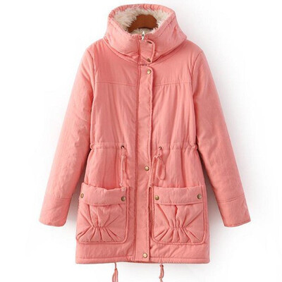 

Womens Ultra Soft Thickened Faux Fur Winter Outwear Coat Light Utilitarian Jacket Warm Winter Women Parkas