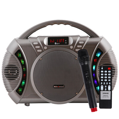 

Ким Ченг (NINTAUS) AVS-618J Звук мини-звука Звук квадратного тангажа Аудиоусилитель громкой связи Bluetooth для звуковой карты (серый)