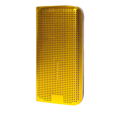 

MOONCASE Slim Surface holes Leather Side Flip Pouch Shell Back ЧЕХОЛ ДЛЯ Samsung Galaxy S6 Edge Gold
