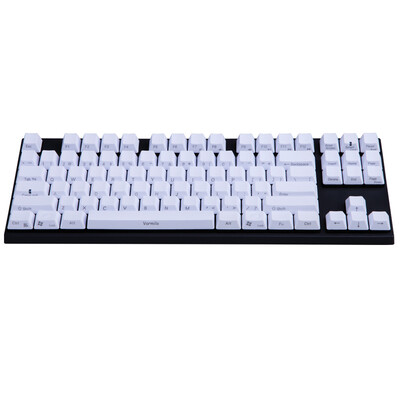 

Amerie (Varmilo) Cherry Cherry Оригинальный чайный ролл Смешанные лампы 87 ключей Резные резные гравировальные персонажи PBT Key Cap Механическая клавиатура
