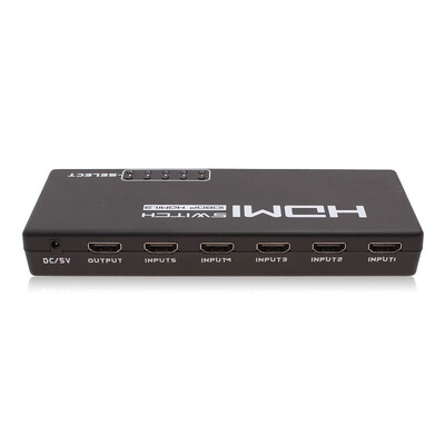 

5 порт HDMI Switcher переключатель 1080p сплиттер с пульта ду для HDTV, PS3 DVD