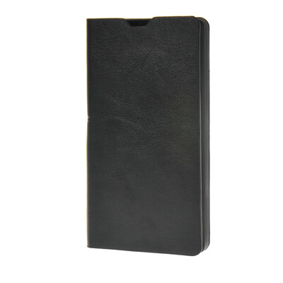 

MOONCASE Leather Side Flip Wallet Card Holder Stand Shell Pouch ЧЕХОЛ ДЛЯ LG Magna Black