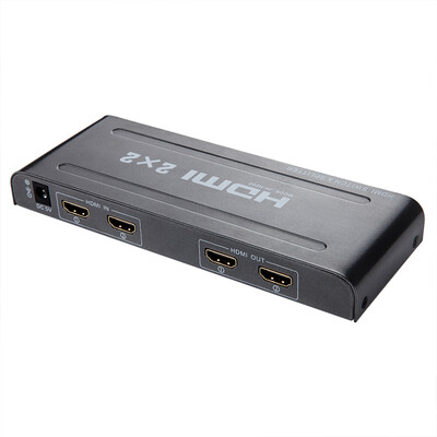 

Jinghua (JH) 3030 адаптер HDMI два из 2X2 смарт-переключателя 2 в 2 версии дешифратора с высокой разрешающей способностью версии 1080P HD-дистрибьютора поддерживают 3D-черный