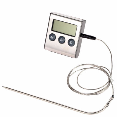 

Digital Cooking Thermometer with Probe Timer Timing&Alarm Function 0-250¡ãC32-482¡ãF