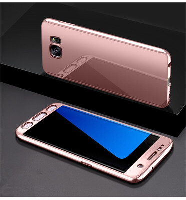 

GANGXUN®Samsung Galaxy S7S7 Edge 360 Degree Full Cover 3 in 1 Plating Phone Hard Protective Case